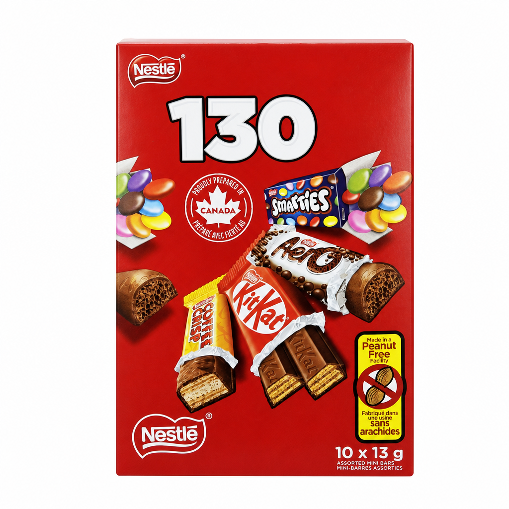 Nestle Mini Bars 130-Pack - 1 x 1.3 Kilos