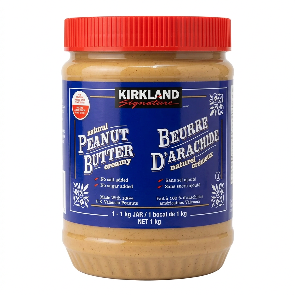 Kirkland Natural Peanut Butter 1-Pack - 1 x 1000 Grams