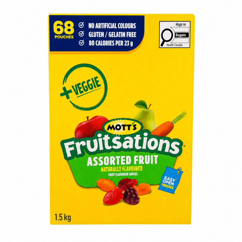 Mott's Fruitsations - 68 x 22 Grams