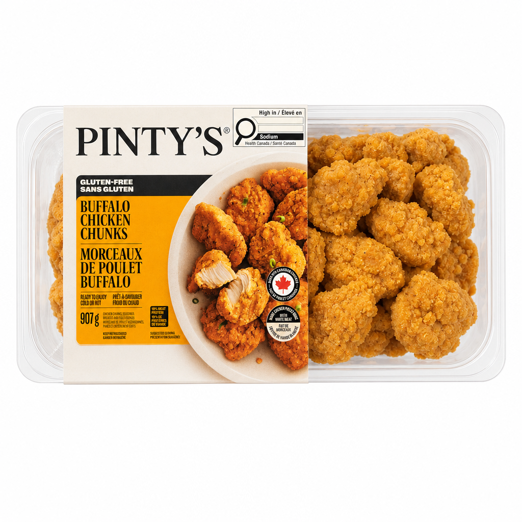 Pinty's Buffalo Chicken Flings/Chunks - 1 x 907 Grams