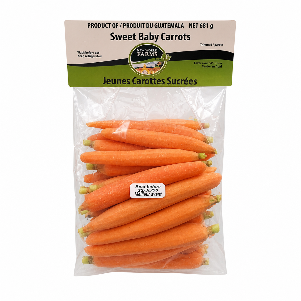 Sweet Baby Carrots - 1 x 681 Grams