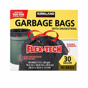 Kirkland Signature Drawstring Bags, Pack of 90 - 1 x 2.1 Kilos