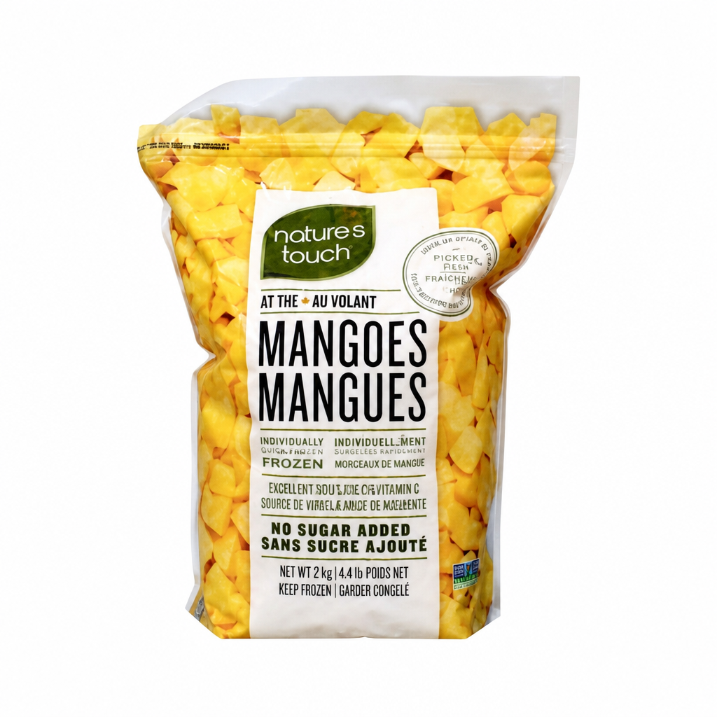 Nature's Touch Frozen Mangoes - 1 x 2 Kilos