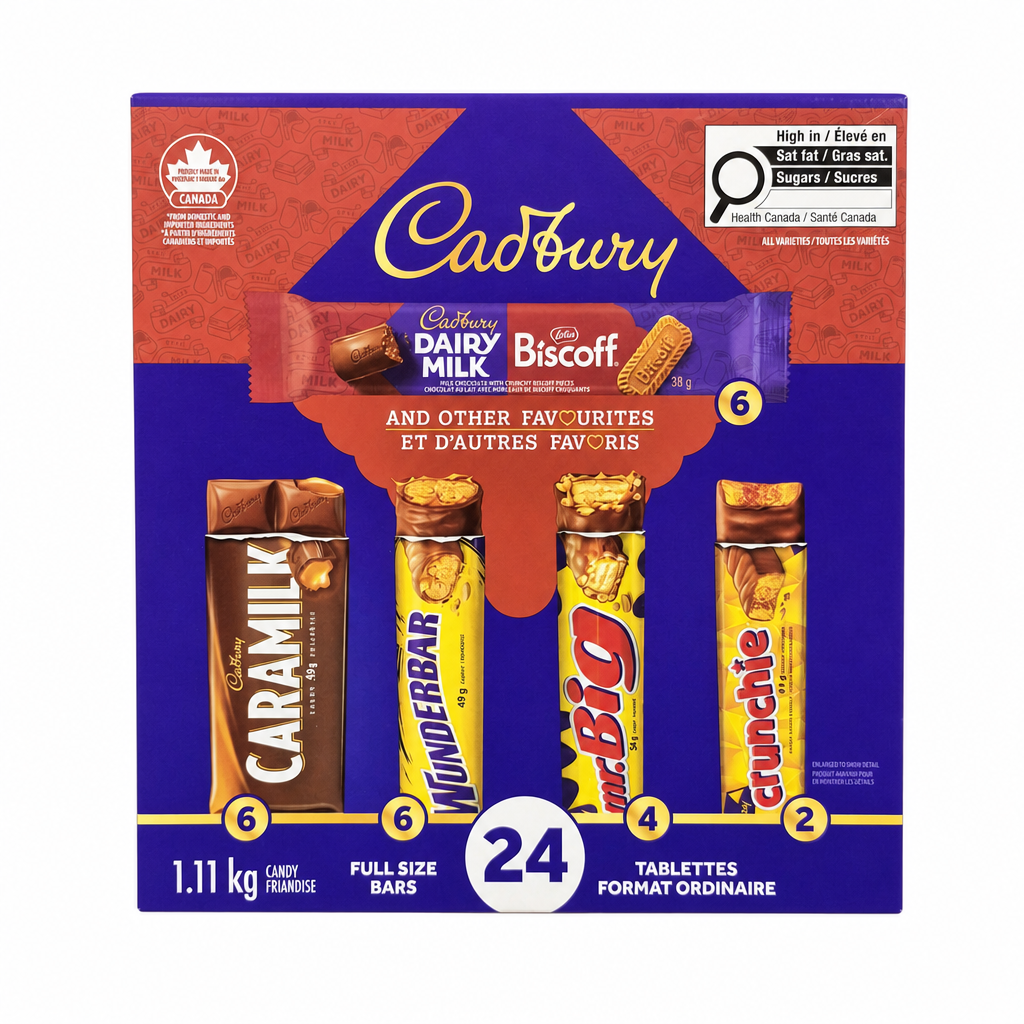 Cadbury Assorted Bars - 1 x 1.1 KG