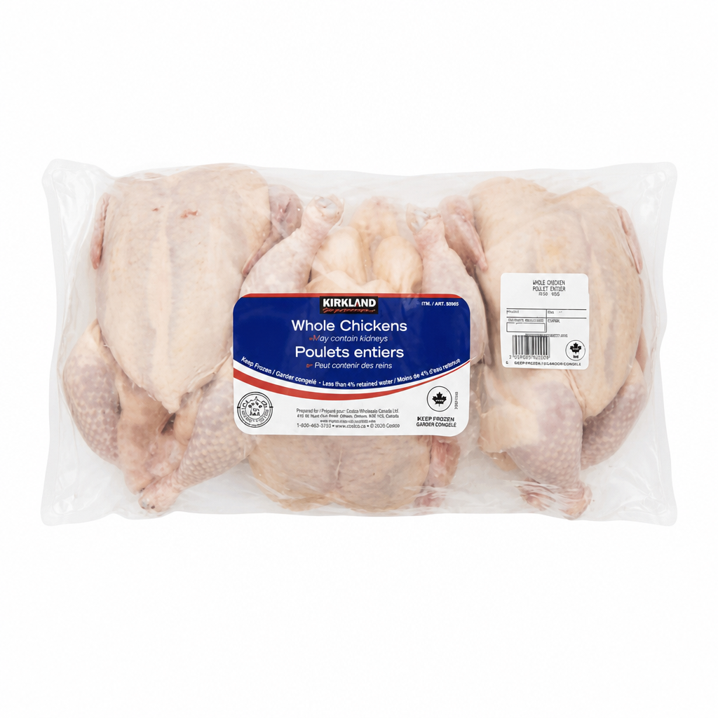 Whole Fryer Chicken 3-Pack - 1 x 4.9 Kilos