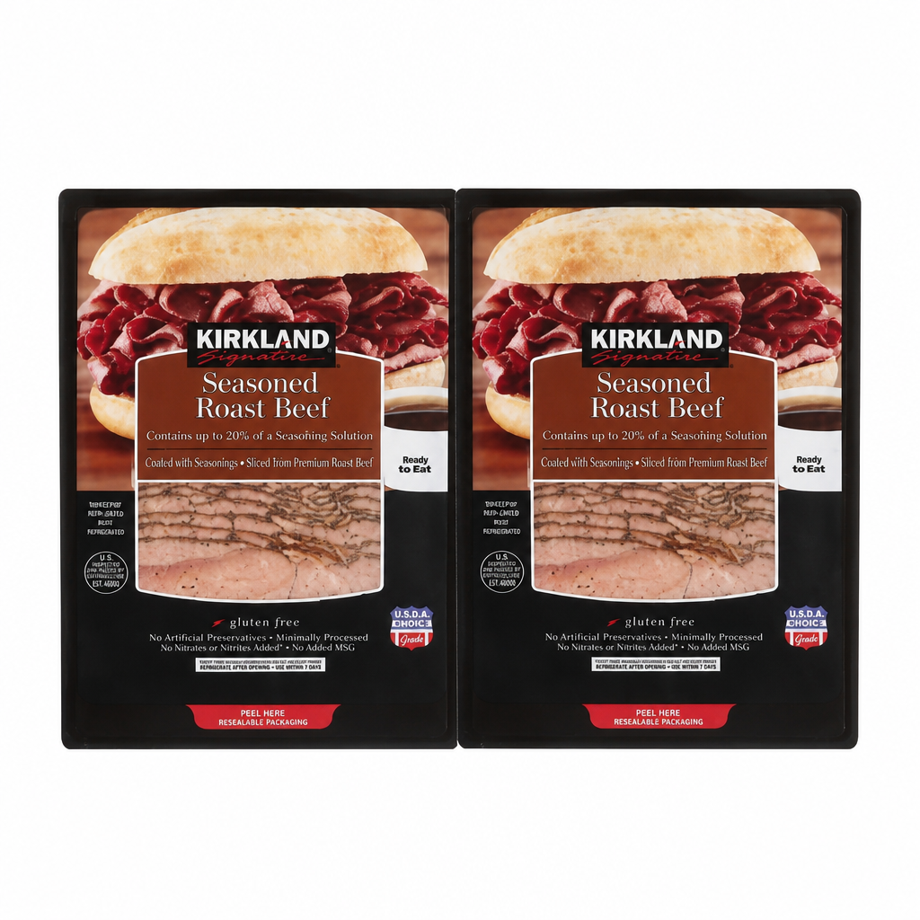Kirkland Sliced Roast Beef - 2 x 400 Grams