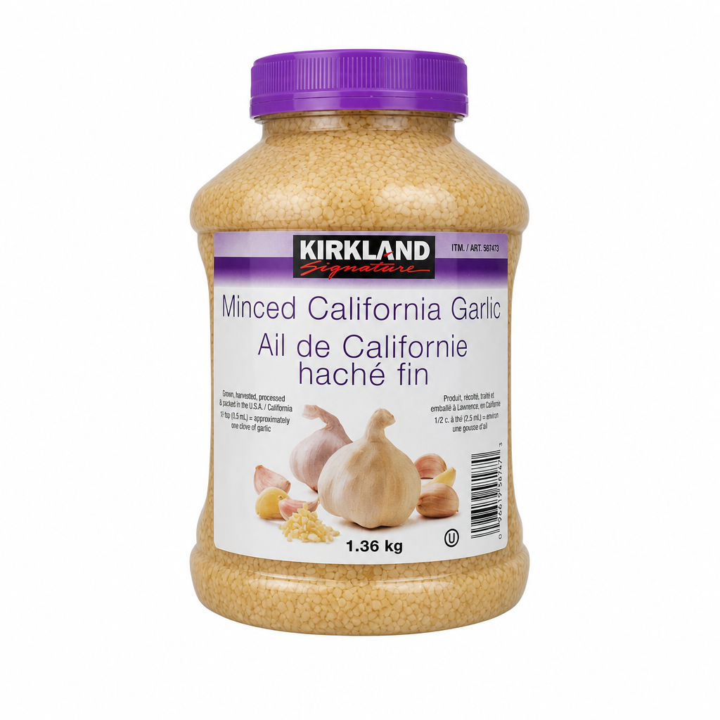 Kirkland Minced Garlic - 1 x 1.36 Kilos
