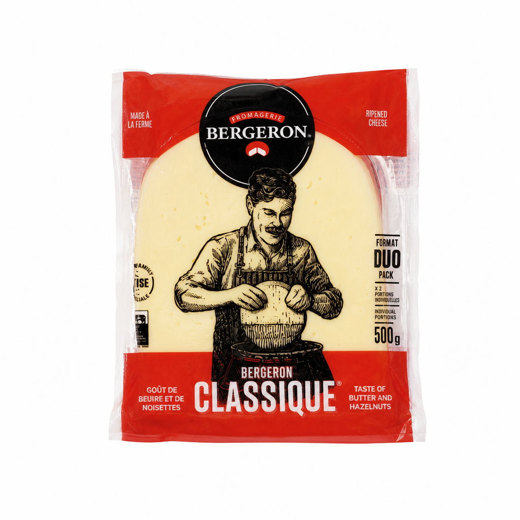 Fromagerie Bergeron Classic Gouda Cheese - 2 x 500 Grams