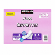 Kirkland Signature Long Pads 144ct - 1 x 1070 Grams
