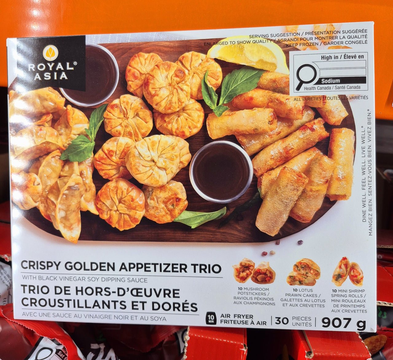 Royal Asia Crispy Appetizer Trio - 1 x 907 Grams