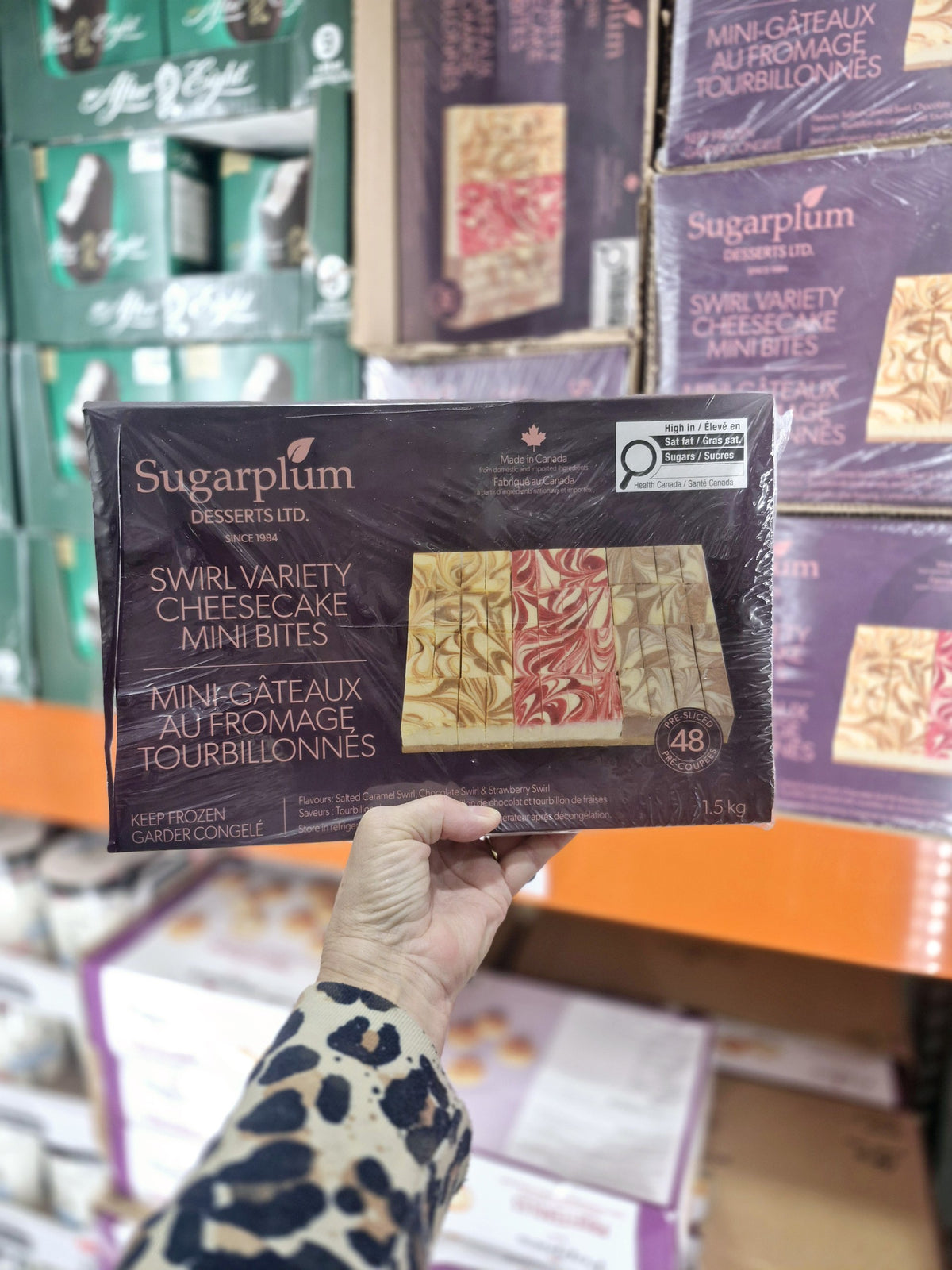 Swirl Variety Cheescake Mini Bites - 1 x 1.5 KG