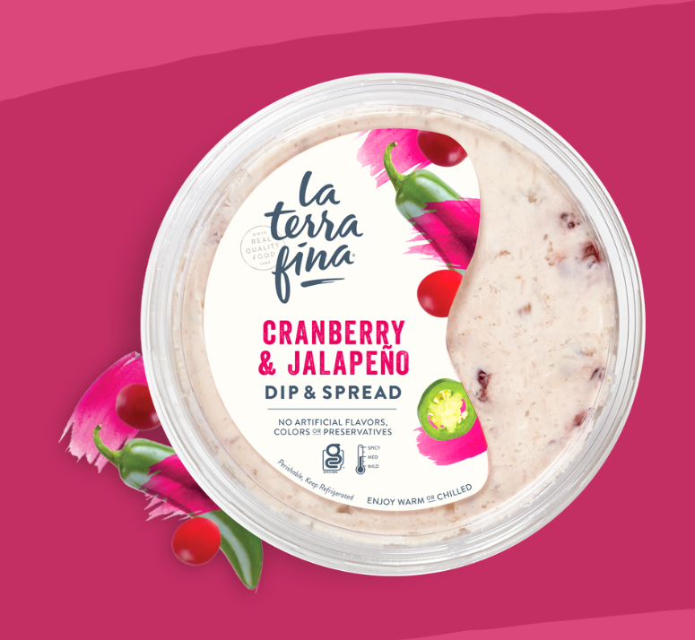 La Terra Fina Cranberry Jalapeno Dip - 1 x 879 Grams