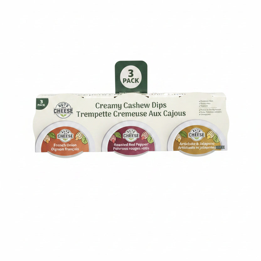 Nuts for Cheese Creamy Cashew Dip - 3 x 210 Grams