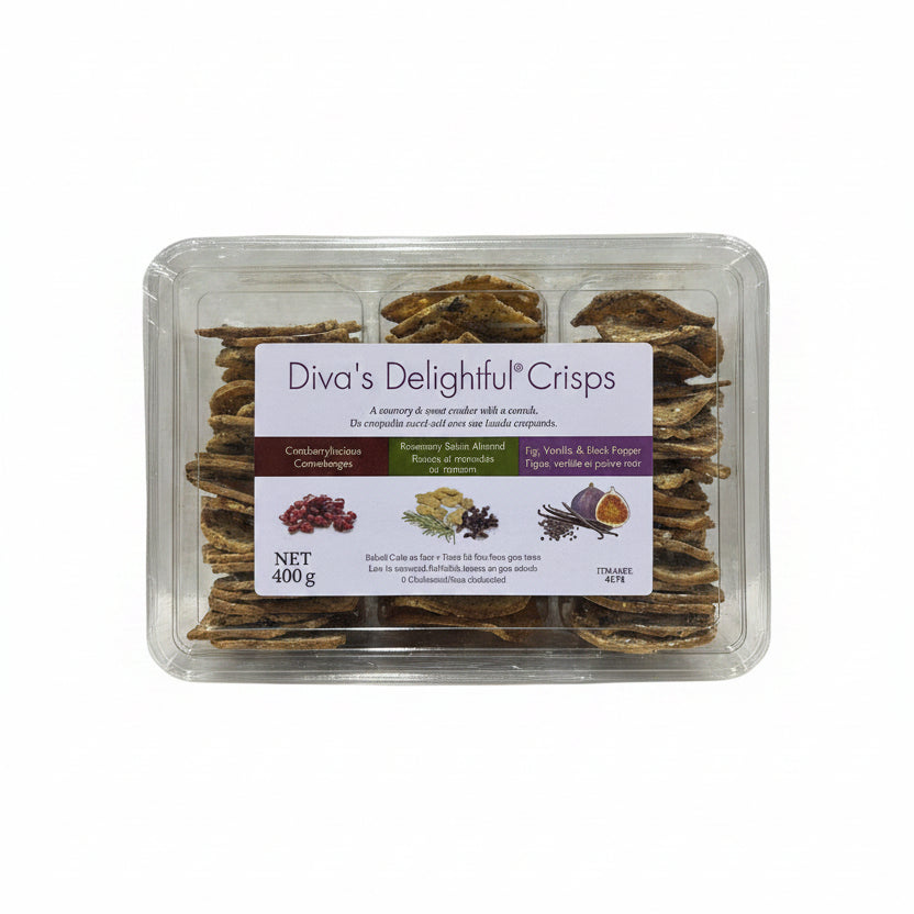 Diva Delights Delightful Crisps - 1 x 400 Grams