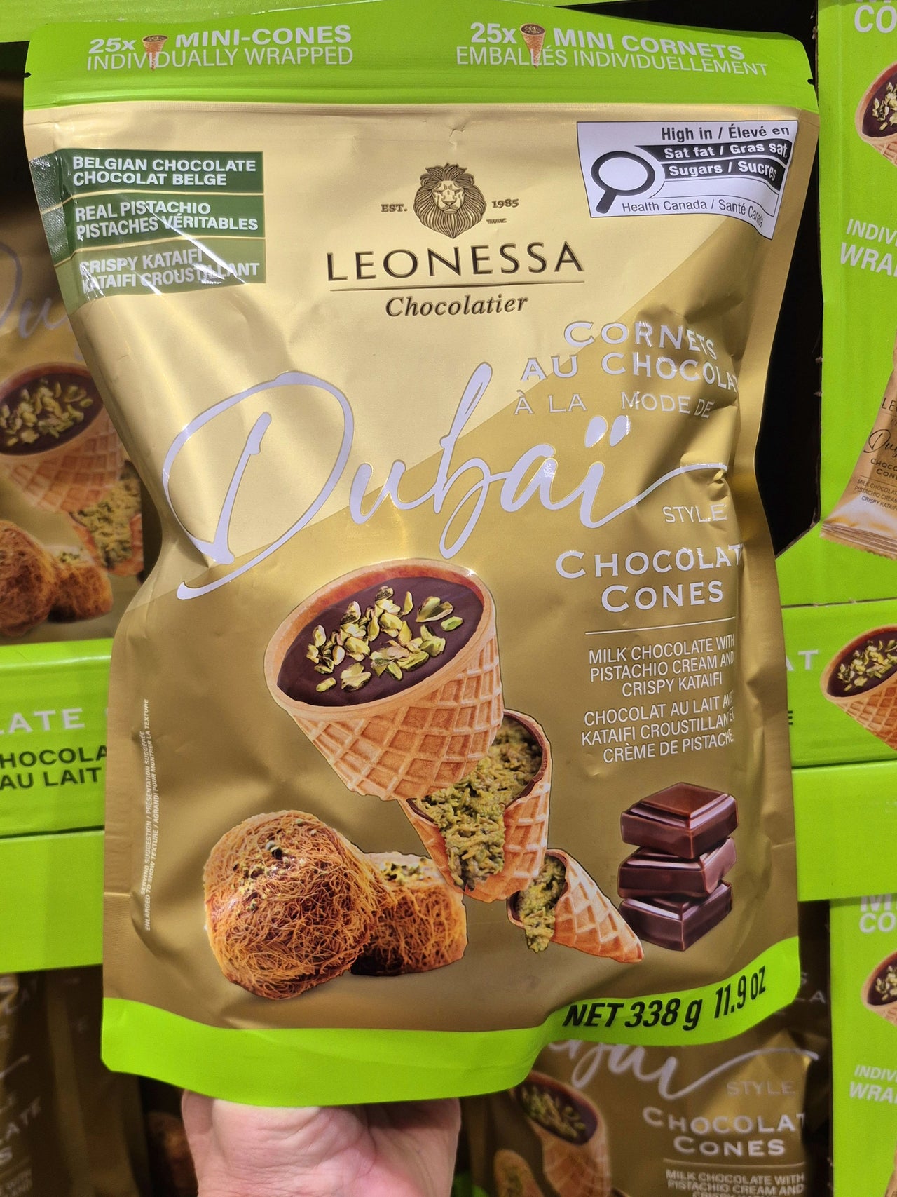 Leonessa Dubai Cones - 1 x 338 Grams