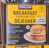 Thumbnail for Breakfast applewood bacon, egg & cheese sandwich - 1 x 1.09 KG