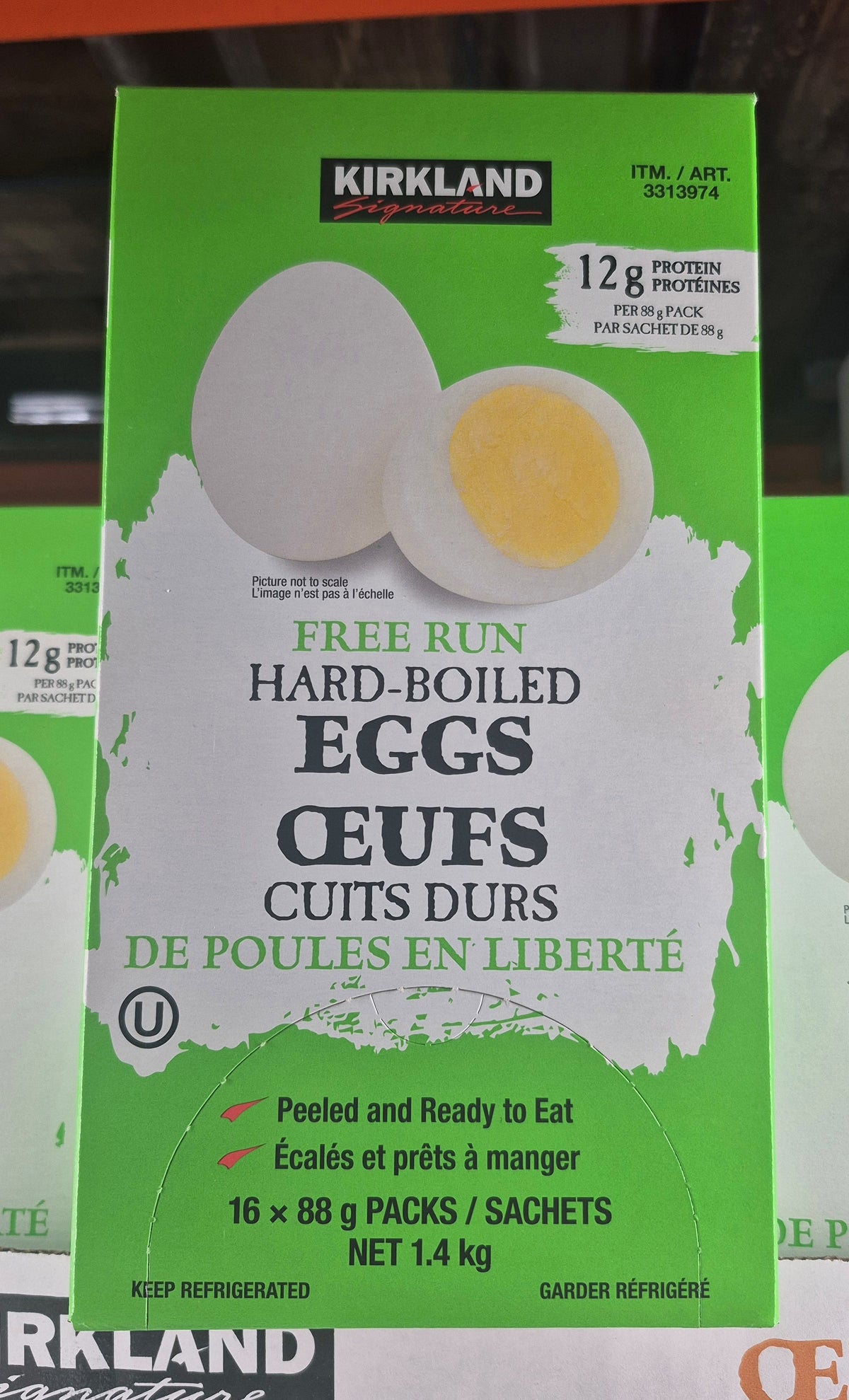 Free Run Hard-Boiled Eggs - 1 x 1.4 Kilos