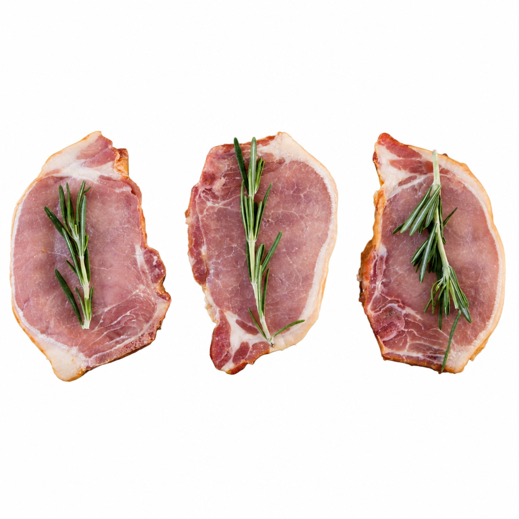 Farm 2 Fork Boneless Pork Loin Chops - 10 x 170 Grams