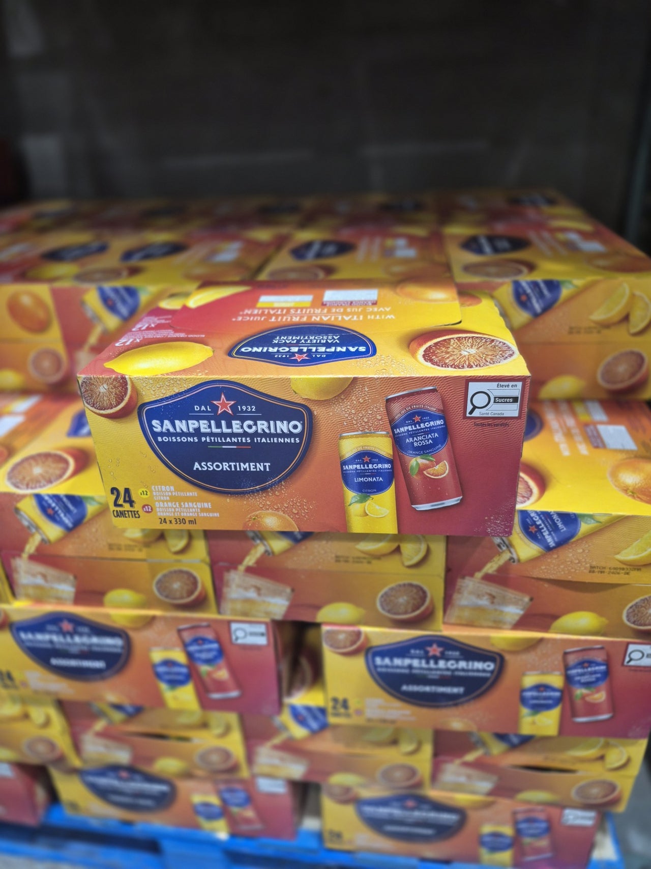 San Pellegrino Italian Sparkling Drinks Naturali 24-Pack - 24 x 330 Grams