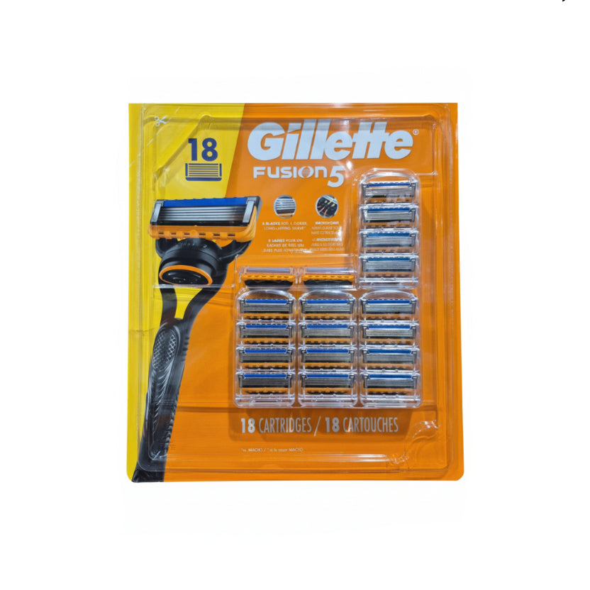 Gillette Fusion 5 pack of 18 - 1 x 350 Grams