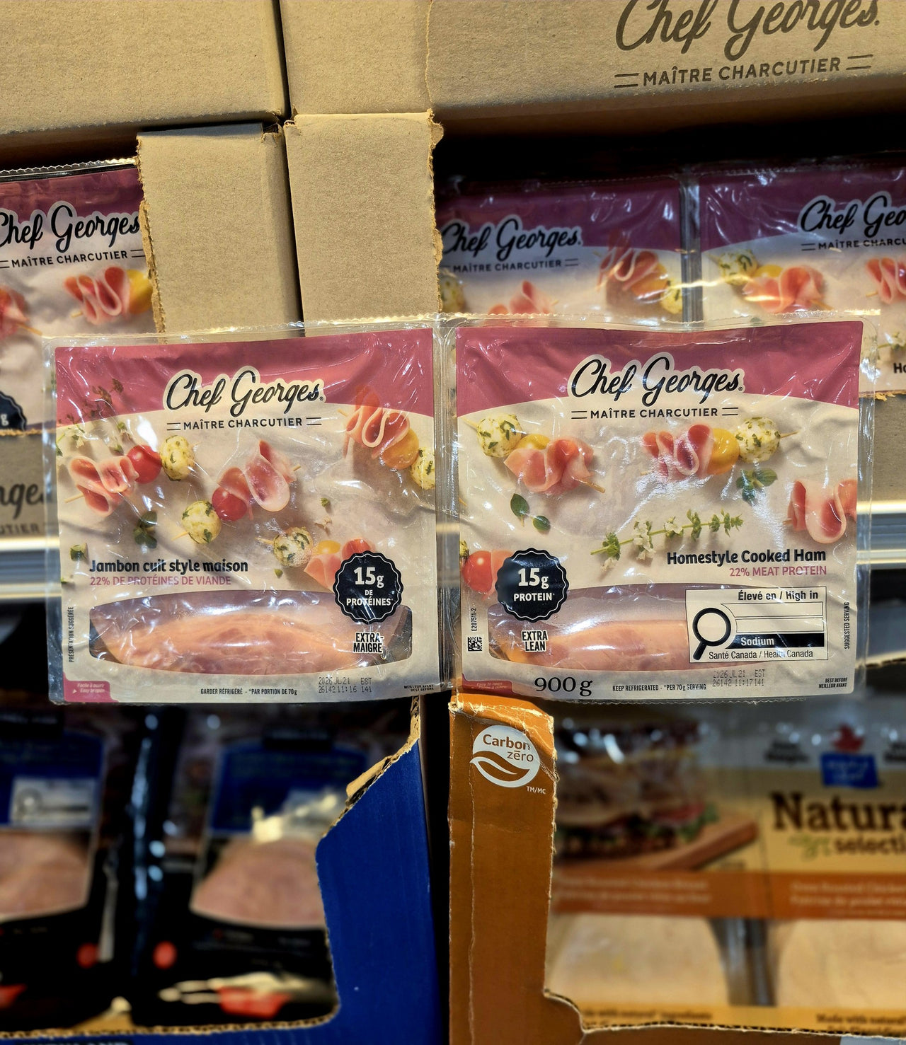 Chef Georges Homestyle Cooked Ham - 2 x 450 Grams