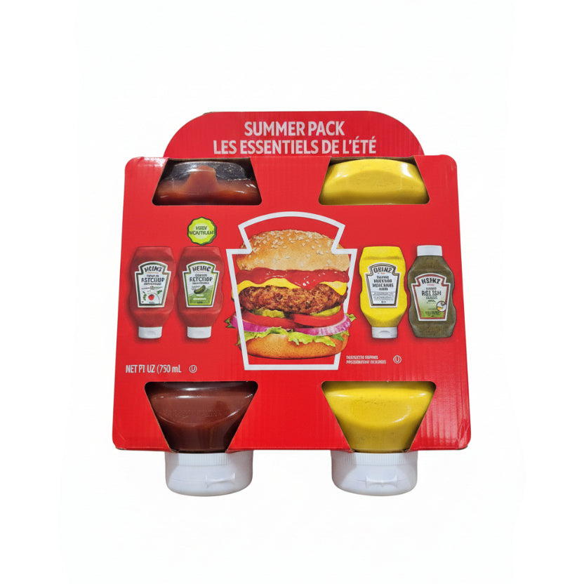 Heinz Summer Condiment Pack - 4 x 750 Grams