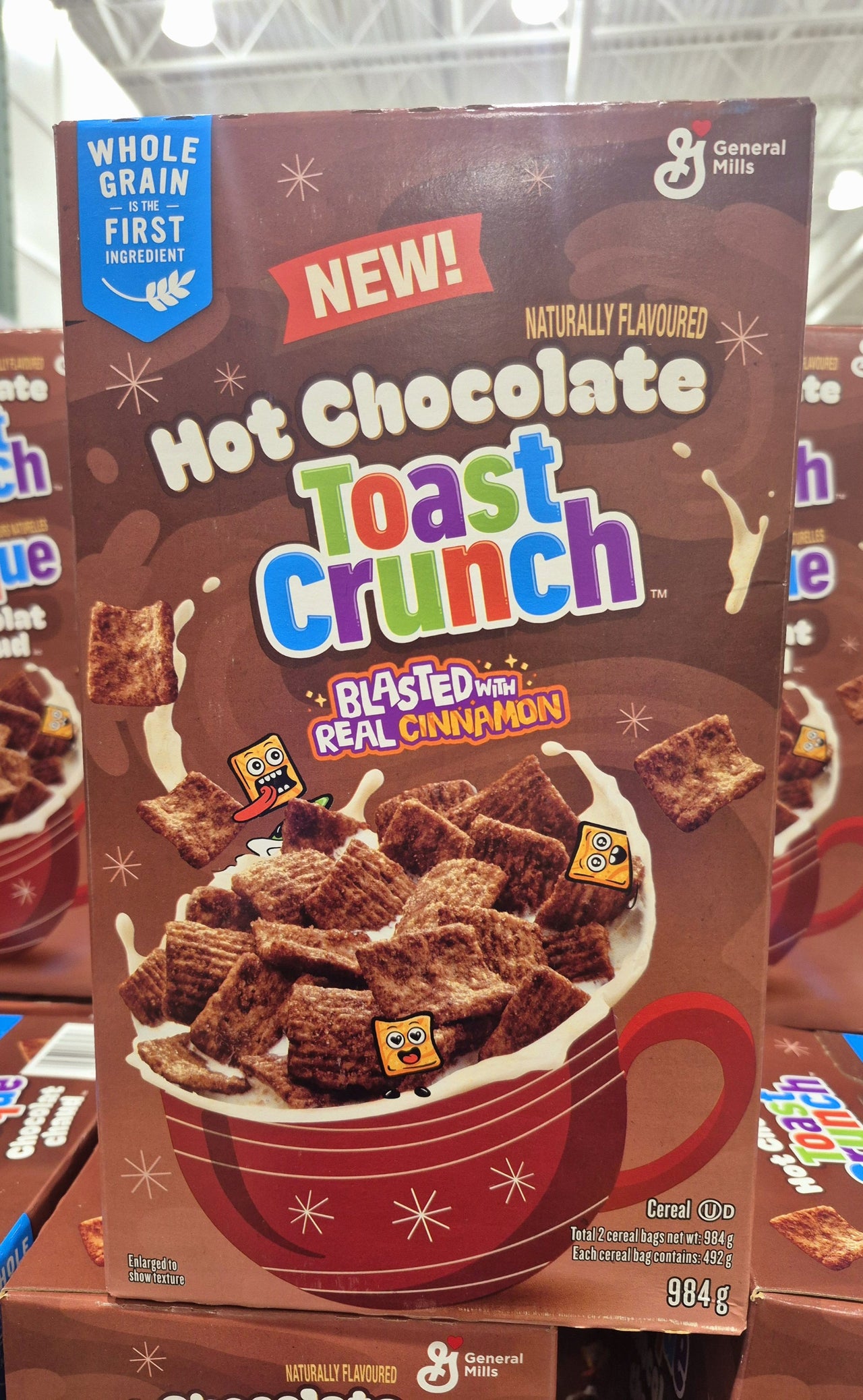 Hot Chocolate Toast Crunch Cereal - 1 x 984 Grams