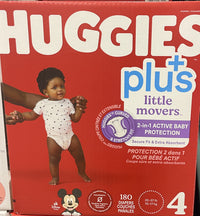 Thumbnail for Huggies Little Movers Plus, Size 4, 180-Pack - 1 x 5.7 Kilos