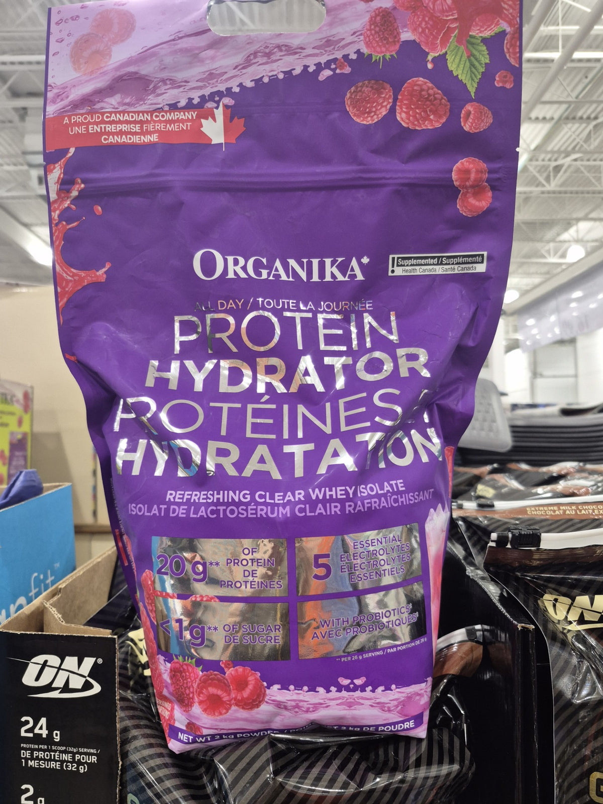 Organika Protein Hydrator, Raspberry - 1 x 2 KG
