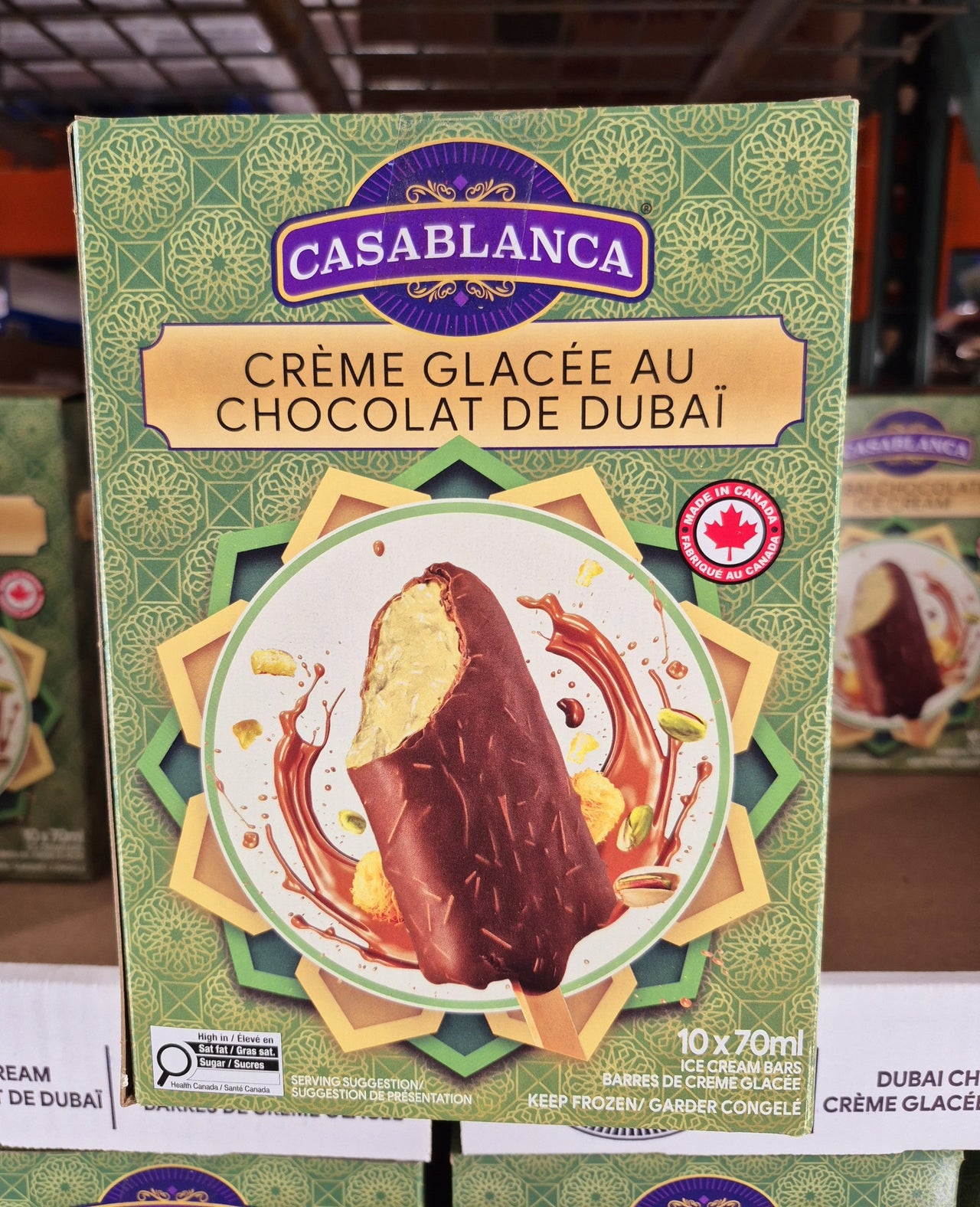 Casablanca Dubai Ice Cream Bar - 1 x 700 ML