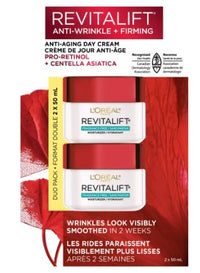 Thumbnail for L'Oreal Revitalift Day Cream Moisturizer SPF 25 - 2 x 50 mL