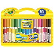Crayola 65-Piece Washable Markers Mega Set - 1 x 650 Grams