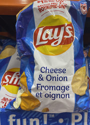 Lay's Cheese & Onion Chips - 1 x 585 Grams