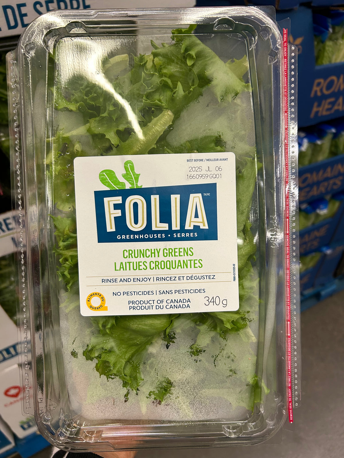 Folia Crunchy Greens - 1 x 340 Grams
