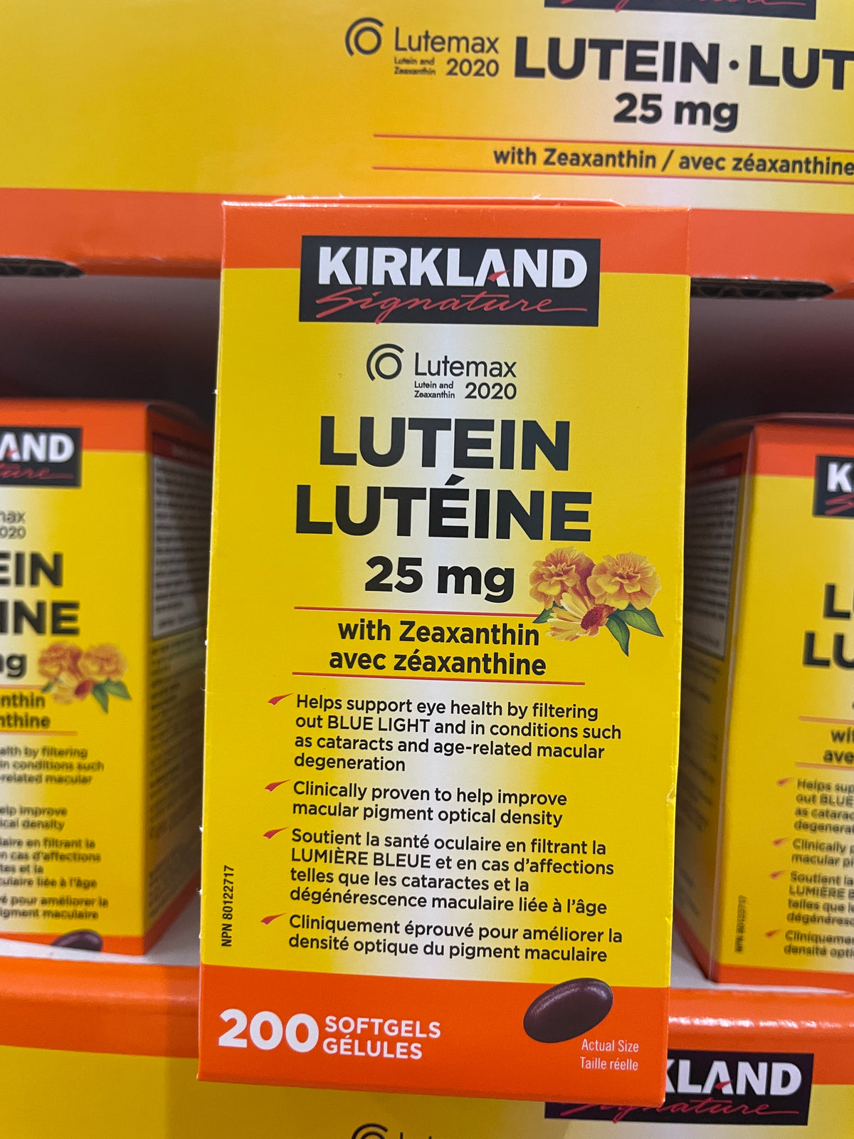 Kirkland Signature Lutein + Zeaxanthin - 1 x 250 Grams