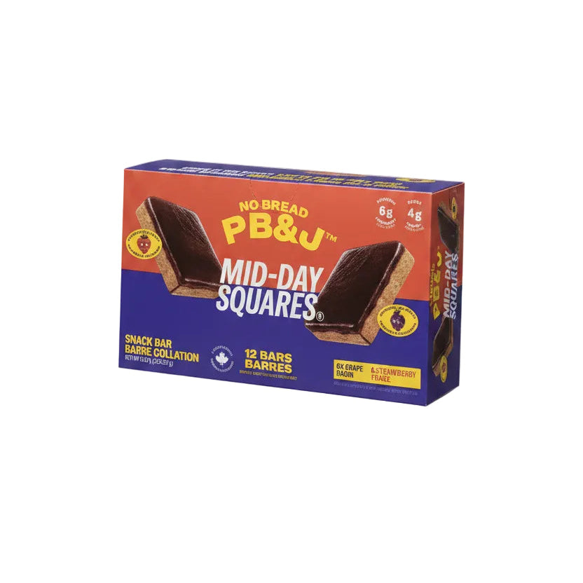 Mid Day Squares PB&J Snack Bar Variety Pack - 1 x 420 Grams