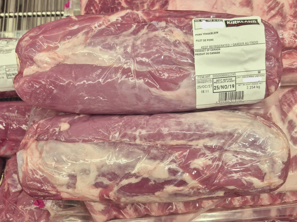 Kirkland Signature Pork Tenderloin - 1 x 2.54 Kilos