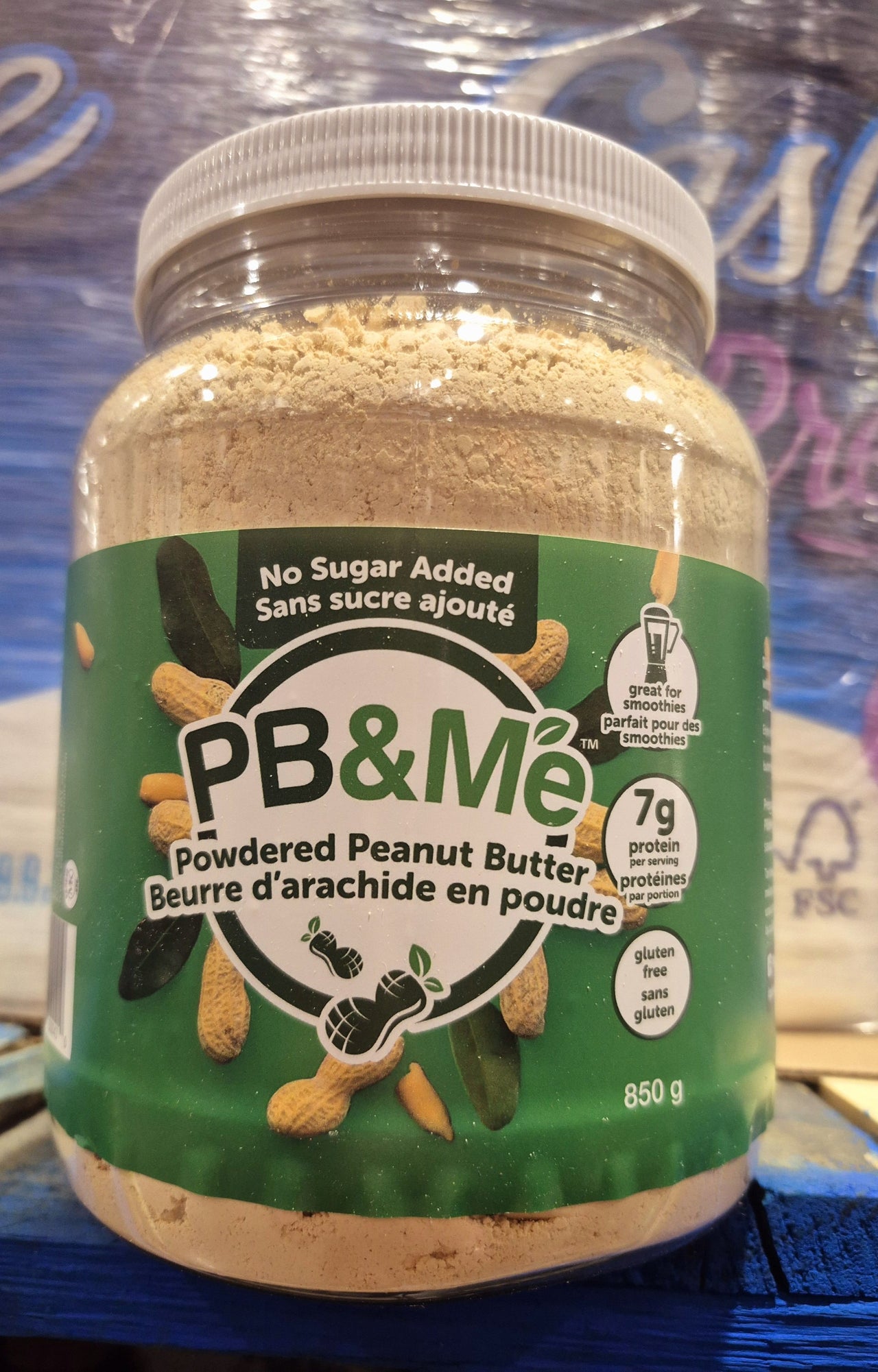 PB & Me Powdered Peanut Butter - 1 x 850 Grams