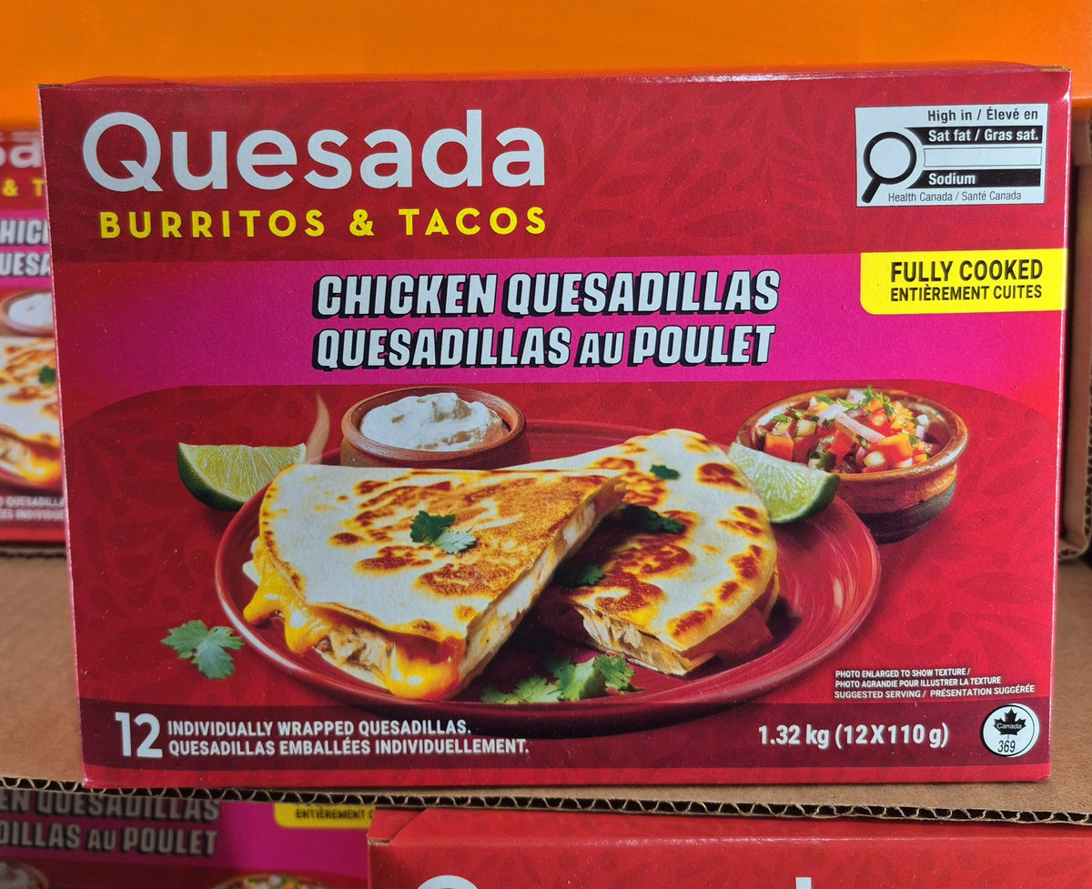 Quesada Chicken Quesadillas - 1 x 1.32 KG