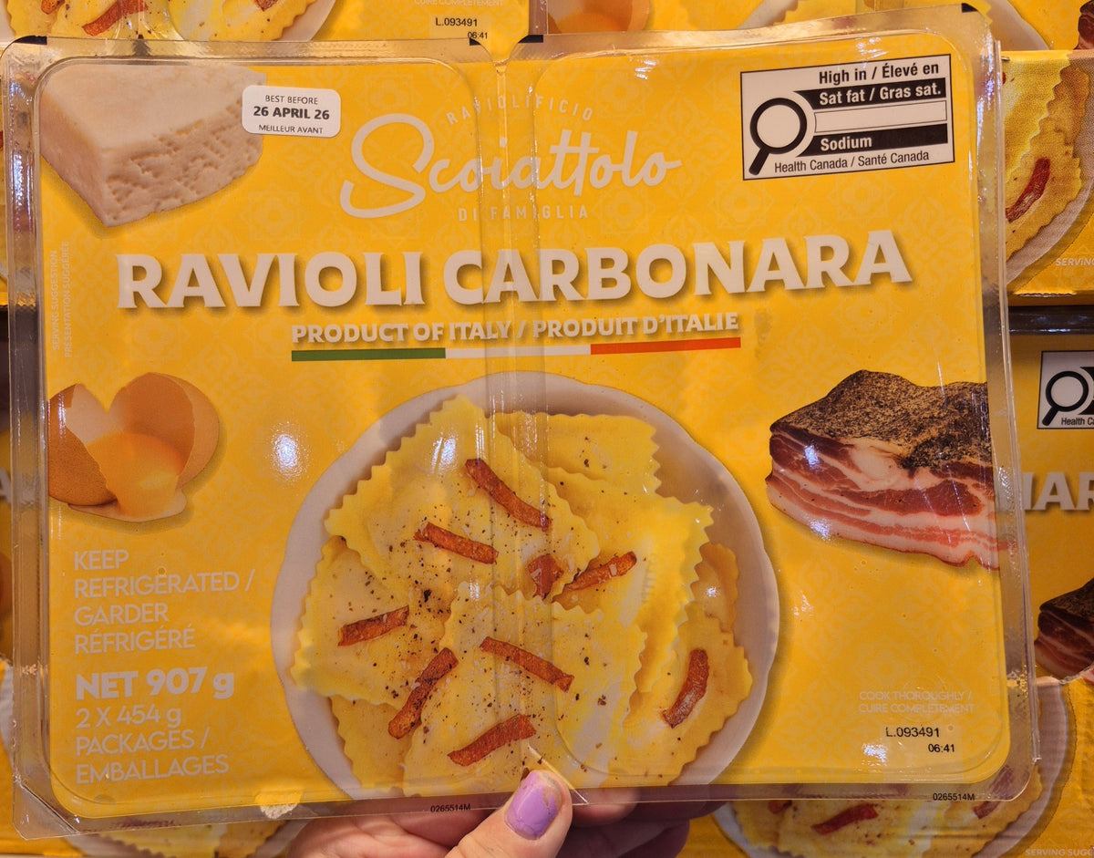 Scoiattolo Carbonara Ravioli - 2 x 454 Grams