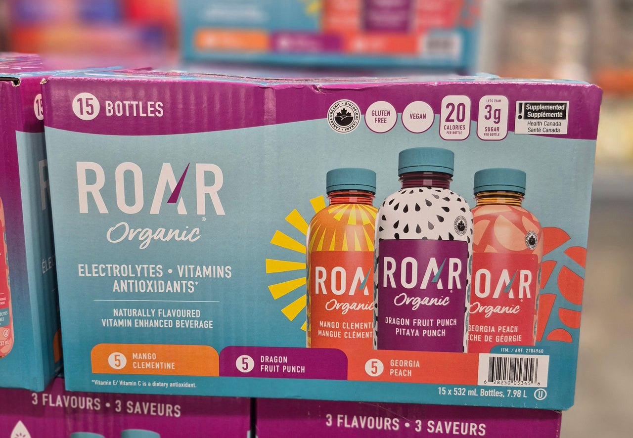 Roar Organic Sparkling Water - 15 x 532 mL