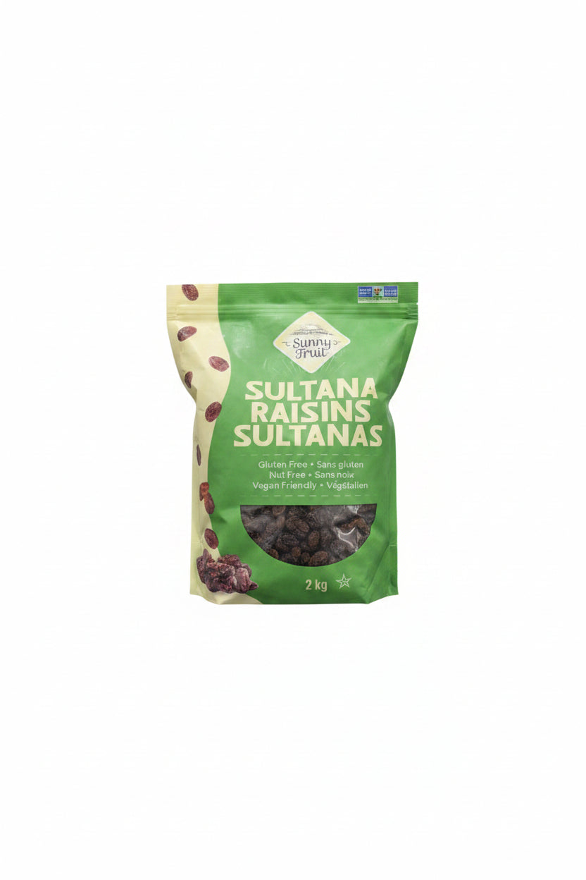 Sunny Fruit Sultana Raisins - 1 x 2 KG