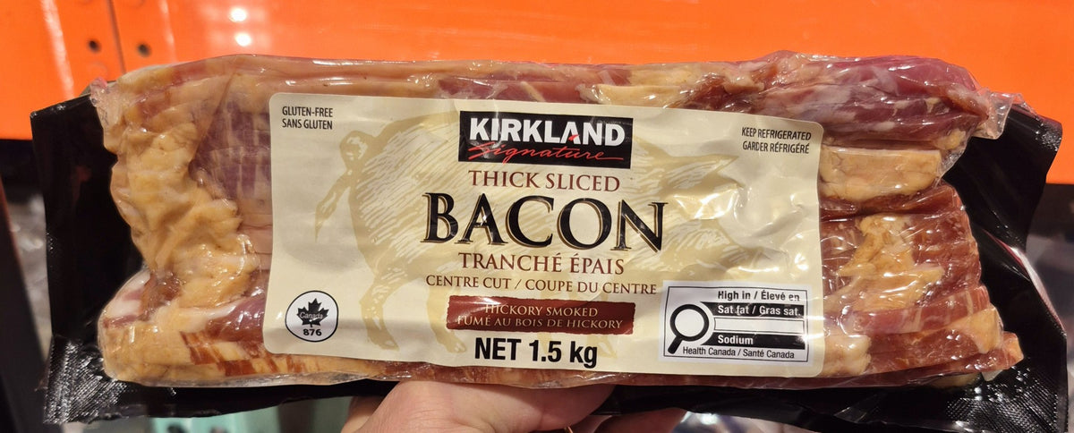 Kirkland Signature Thick Sliced Bacon - 1 x 1.5 KG