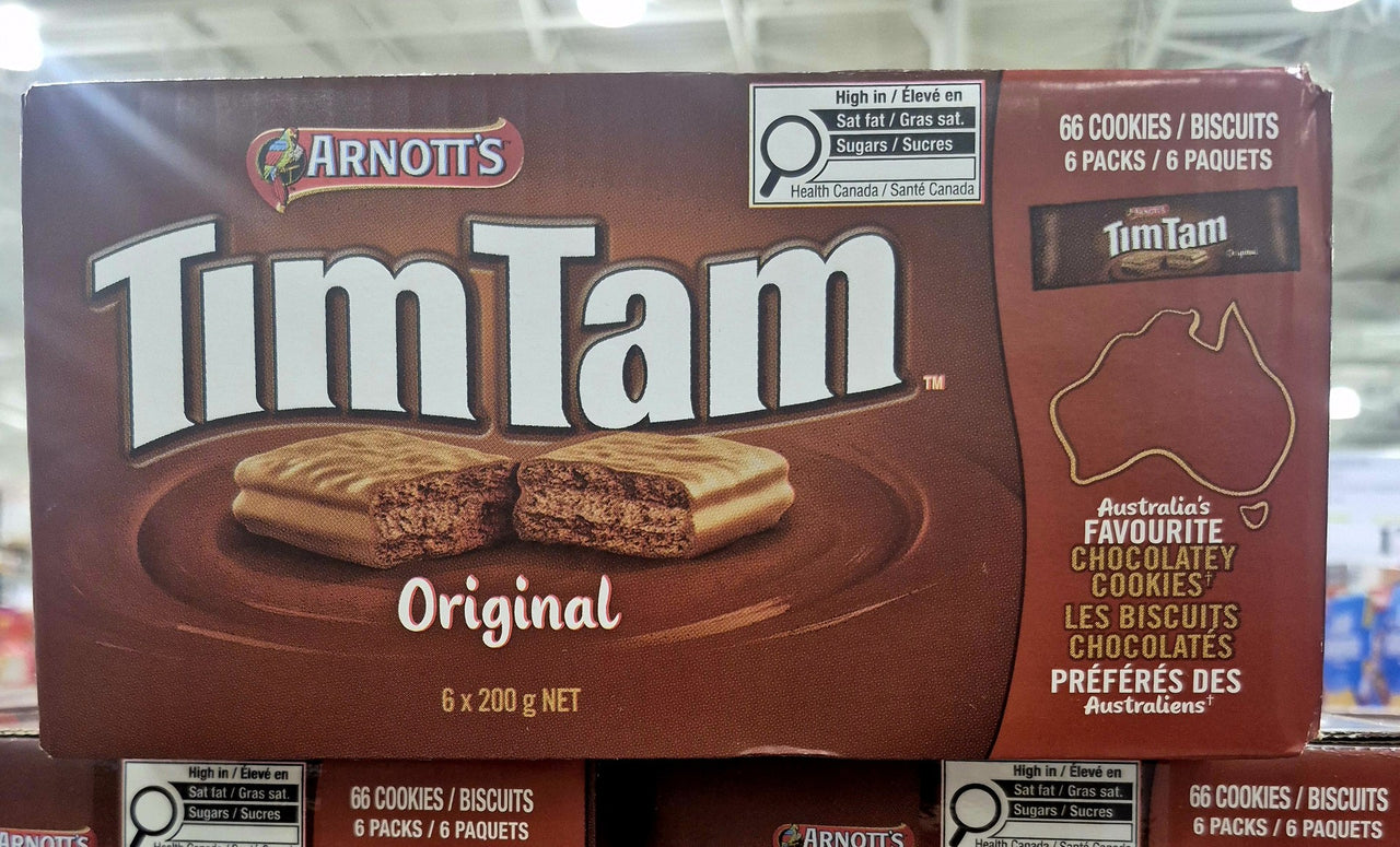 Arnott's Tim Tams - 6 x 200 Grams