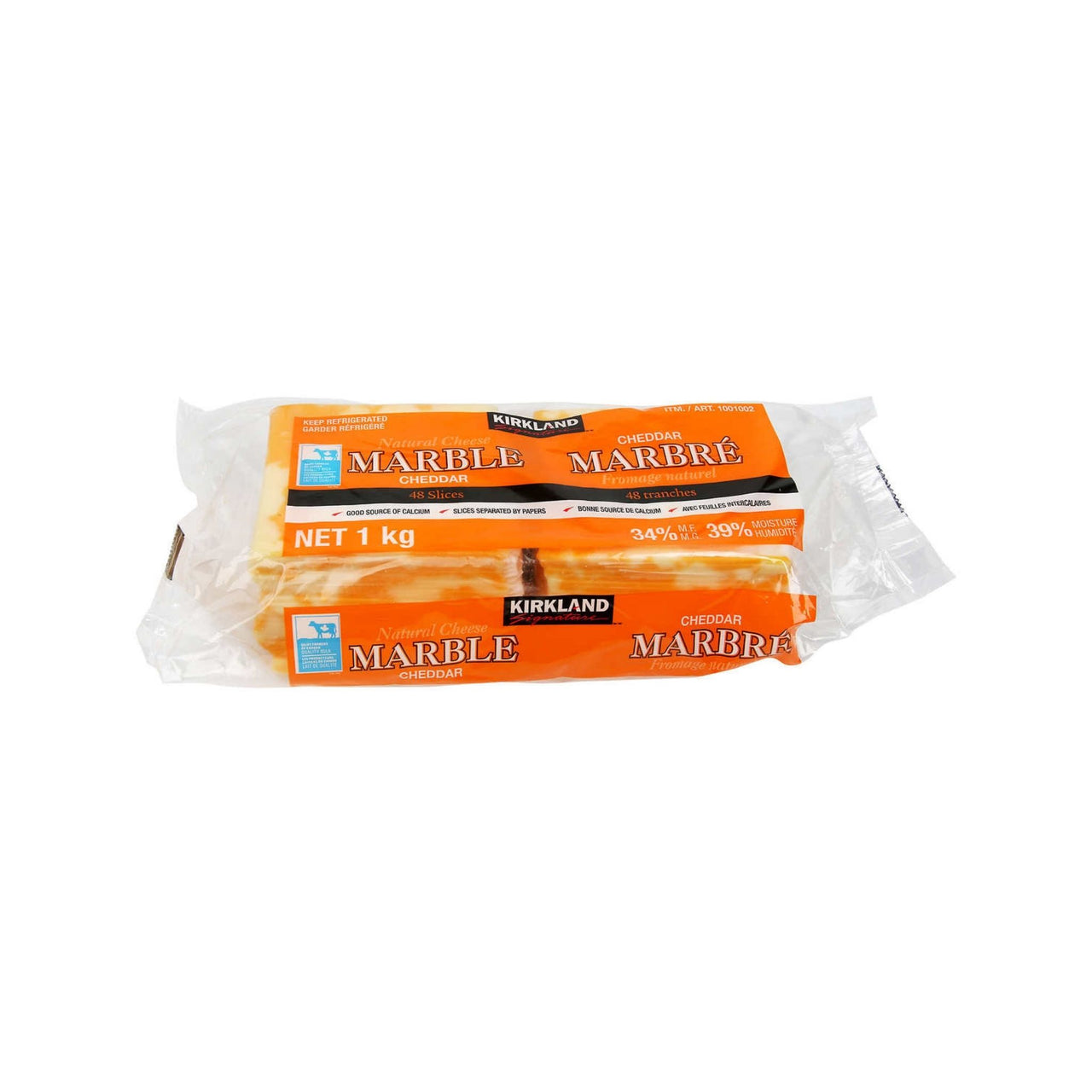 Image of Kirkland Sliced Marble Cheddar - 1 x 1000 Grams