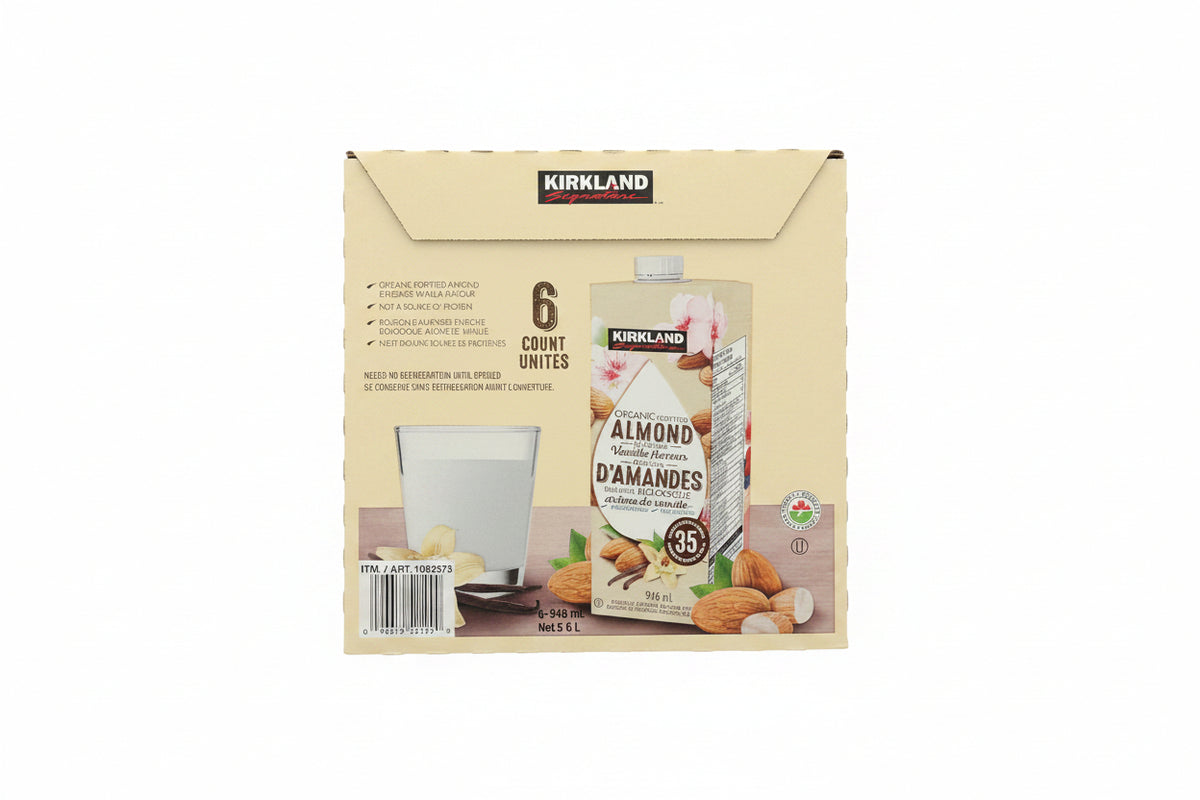 Image of Kirkland Signature Organic Almond Beverage - Vanilla