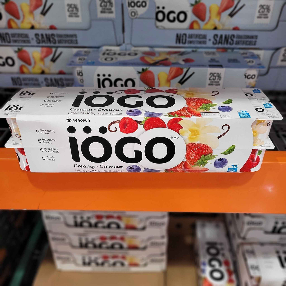 Image of IOGO 1.5% Yogurt 24-pack - 1 x 2.4 Kilos