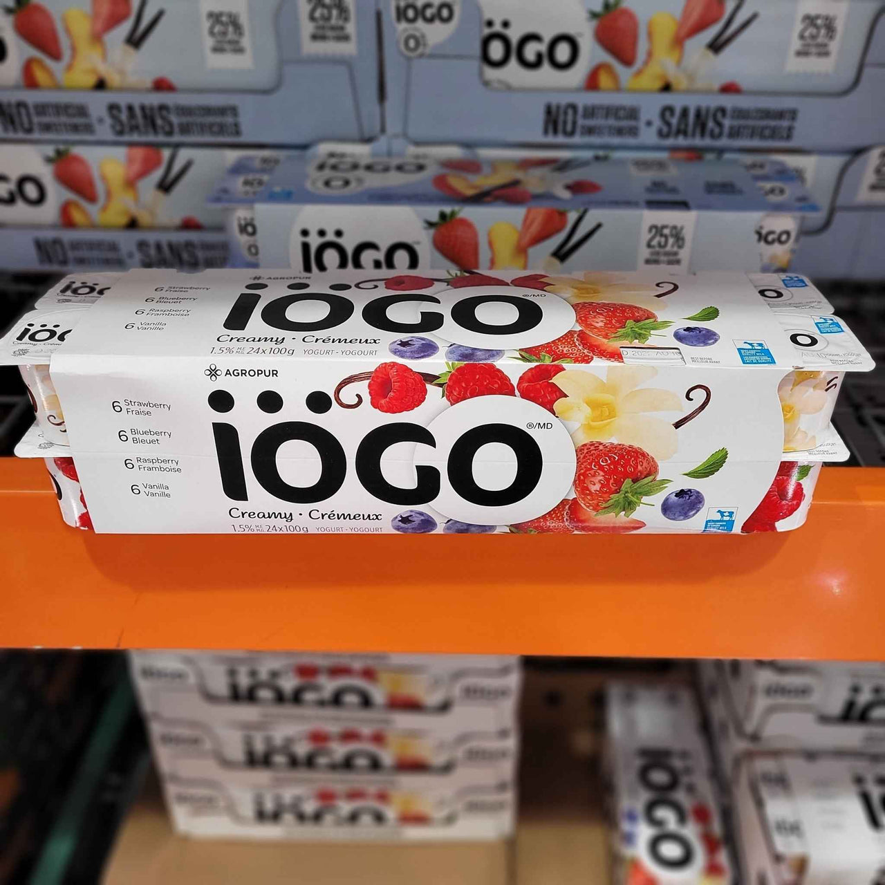 Image of IOGO 1.5% Yogurt 24-pack - 1 x 2.4 Kilos