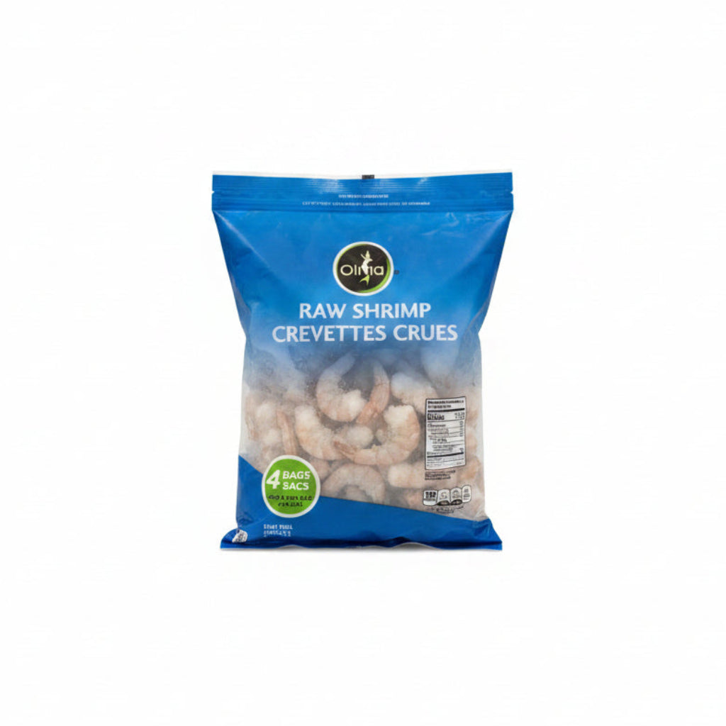 Image of Olivia Frozen Raw Shrimp 31/40, 4-Pack - 4 x 454 Grams
