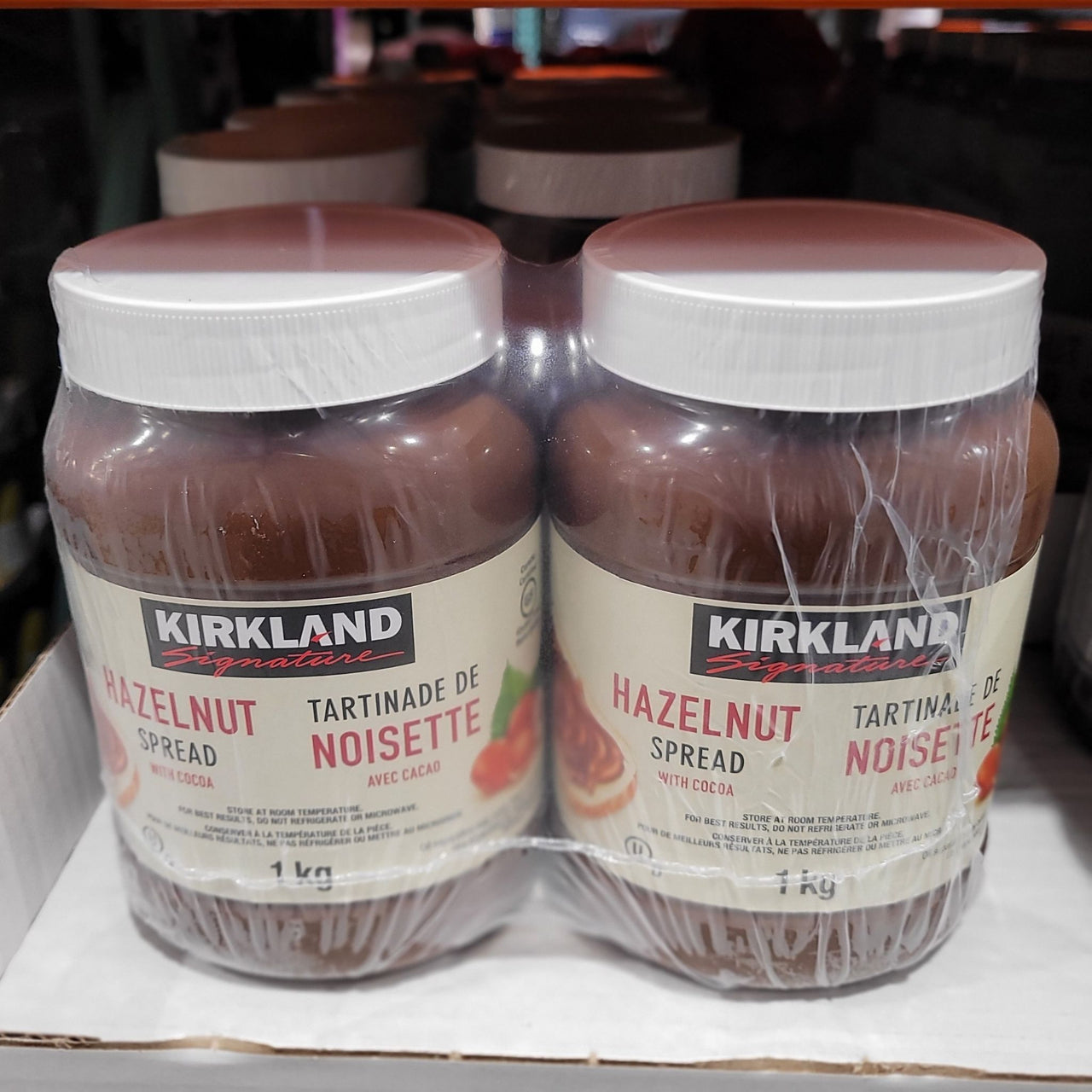 Image of Kirkland Hazelnut Spread - 2 x 1000 Grams